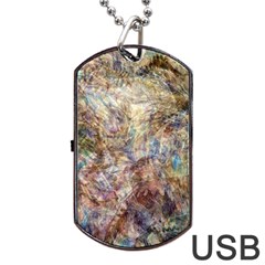 Mono Pour Blend  Dog Tag USB Flash (Two Sides) from ArtsNow.com Back