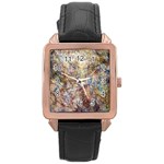 Mono Pour Blend  Rose Gold Leather Watch 