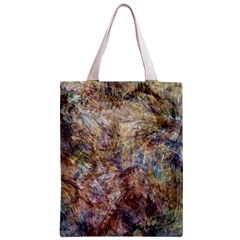 Mono Pour Blend  Zipper Classic Tote Bag from ArtsNow.com Front