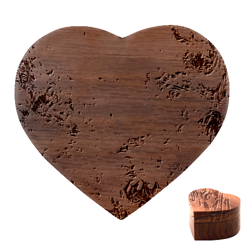 Mono Pour Blend  Heart Wood Jewelry Box from ArtsNow.com Front