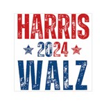 Kamala Harris 2024 Walz Square Satin Scarf (30  x 30 )