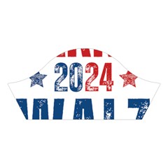 Kamala Harris 2024 Walz Cotton Crop Top from ArtsNow.com Left Sleeve