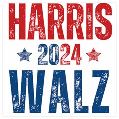 Kamala Harris 2024 Walz Kids  Hooded Rain Ponchos from ArtsNow.com Inside 3