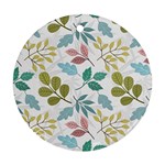 Leaf pattern  Ornament (Round)