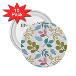 Leaf pattern  2.25  Buttons (10 pack) 