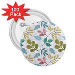 Leaf pattern  2.25  Buttons (100 pack) 