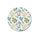 Leaf pattern  Magnet 3  (Round)