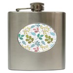 Leaf pattern  Hip Flask (6 oz)