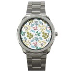 Leaf pattern  Sport Metal Watch