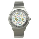 Leaf pattern  Stainless Steel Watch