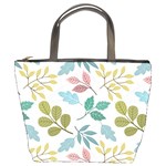 Leaf pattern  Bucket Bag