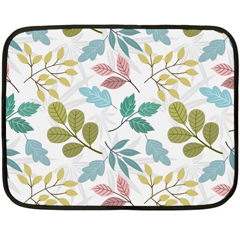 Leaf pattern  Fleece Blanket (Mini) from ArtsNow.com 35 x27  Blanket