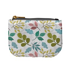 Leaf pattern  Mini Coin Purse from ArtsNow.com Front