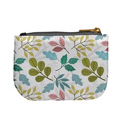 Leaf pattern  Mini Coin Purse from ArtsNow.com Back