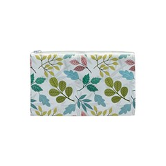 Leaf pattern  Cosmetic Bag (Small) from ArtsNow.com Front