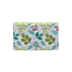 Leaf pattern  Cosmetic Bag (Small) from ArtsNow.com Front