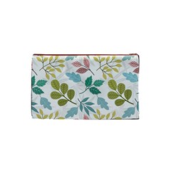 Leaf pattern  Cosmetic Bag (Small) from ArtsNow.com Back