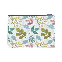 Leaf pattern  Cosmetic Bag (Large) from ArtsNow.com Back