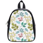 Leaf pattern  School Bag (Small)