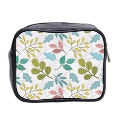 Leaf pattern  Mini Toiletries Bag (Two Sides) from ArtsNow.com Back