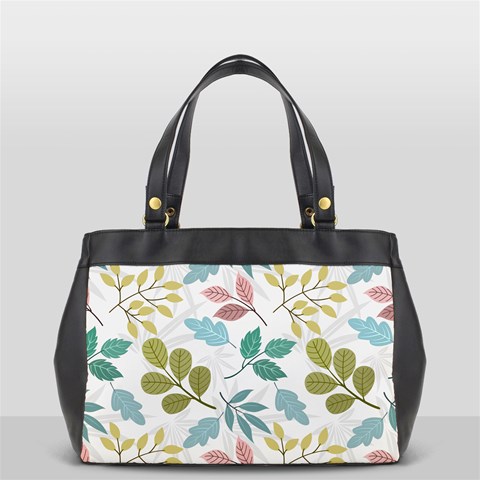 Leaf pattern  Oversize Office Handbag from ArtsNow.com Front