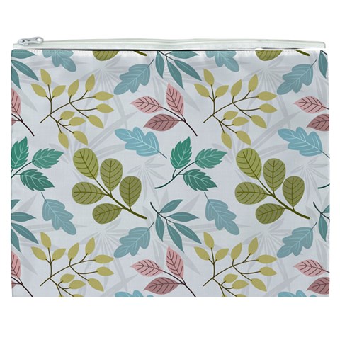 Leaf pattern  Cosmetic Bag (XXXL) from ArtsNow.com Front