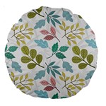 Leaf pattern  Large 18  Premium Round Cushions