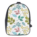 Leaf pattern  School Bag (XL)