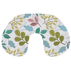 Leaf pattern  Travel Neck Pillow from ArtsNow.com Front