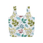 Leaf pattern  Full Print Recycle Bag (S)