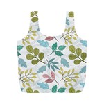 Leaf pattern  Full Print Recycle Bag (M)