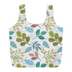 Leaf pattern  Full Print Recycle Bag (L)