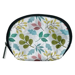 Leaf pattern  Accessory Pouch (Medium) from ArtsNow.com Front