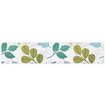 Leaf pattern  Small Premium Plush Fleece Scarf