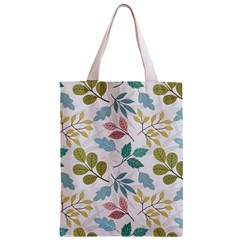 Leaf pattern  Zipper Classic Tote Bag from ArtsNow.com Front