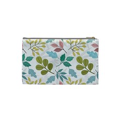 Leaf pattern  Cosmetic Bag (XS) from ArtsNow.com Back