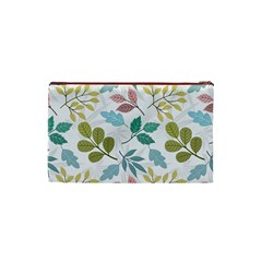 Leaf pattern  Cosmetic Bag (XS) from ArtsNow.com Back