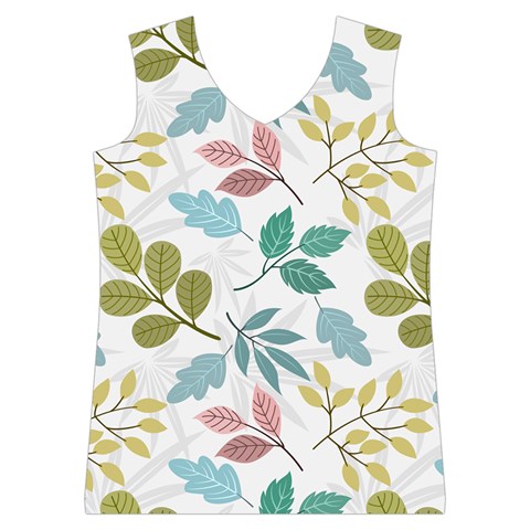 Leaf pattern  Women s Basketball Tank Top from ArtsNow.com Front