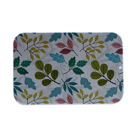 Leaf pattern  Open Lid Metal Box (Silver)   from ArtsNow.com Front