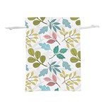 Leaf pattern  Lightweight Drawstring Pouch (S)