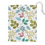 Leaf pattern  Drawstring Pouch (5XL)