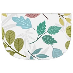 Leaf pattern  Make Up Case (Large) from ArtsNow.com Side Right