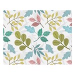 Leaf pattern  Premium Plush Fleece Blanket (Large)