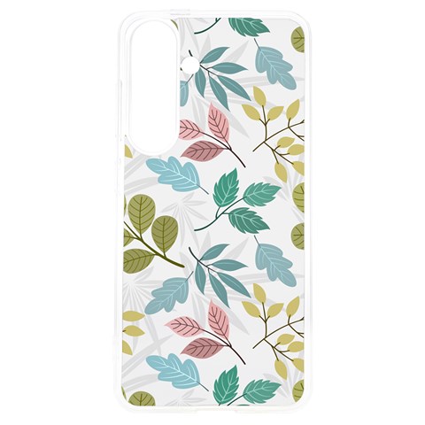 Leaf pattern  Samsung Galaxy S24 6.2 Inch TPU UV Case from ArtsNow.com Front