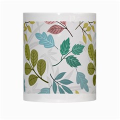 Leaf seamless pattern  White Mug from ArtsNow.com Center