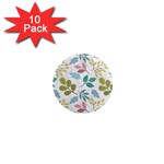 Leaf seamless pattern  1  Mini Magnet (10 pack) 