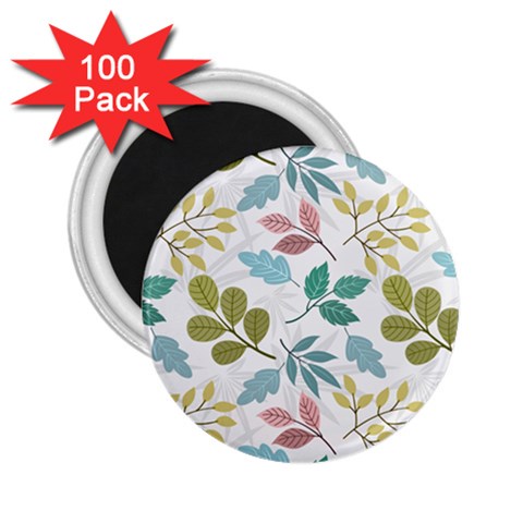 Leaf seamless pattern  2.25  Magnets (100 pack)  from ArtsNow.com Front