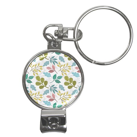 Leaf seamless pattern  Nail Clippers Key Chain from ArtsNow.com Front