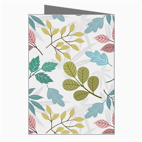 Leaf seamless pattern  Greeting Card from ArtsNow.com Right