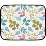 Leaf seamless pattern  Fleece Blanket (Mini)